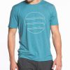 Rise Shortsleeve Crewneck - Teal Sun Graphic - Image 2