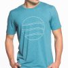 Rise Shortsleeve Crewneck - Teal Sun Graphic - Image 3