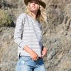 Breton Striped Shirt - Grey and White Stripe - Image 4