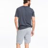 French Terry Dolphin Hem Jogger Shorts - Image 3