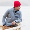 Corbet's Quilted Pullover - Charcoal - Image 4