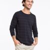 Longsleeve Striped Crewneck - Navy and Red Stripe - Image 4