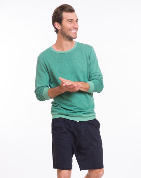 Wiwaxy Crewneck Pullover - Deep Sea