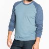 Double Knit Raglan - Maritime Grey and Navy - Image 2