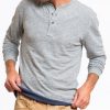 Double Knit Henley - Heather Grey - Image 4