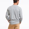 Double Knit Henley - Heather Grey - Image 2