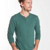 Double Knit Henley - Pineneedle - Image 2