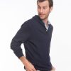 Renegade Tencel Terry Shawlneck - Indigo - Image 3