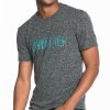 Foggy Letters Graphic Tee - Charcoal - Image 4