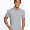 Chest Logo Graphic Tee - Heather Grey - Image 2