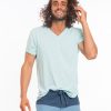 Tri-Blend V-neck - Eggshell - Image 4