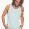 Reflective Sun Pocket Tank - Eggshell - Image 2