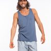 Overdyed Tank - Indigo Stripe - Image 2