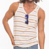 Beach Boys Pocket Tank - Natural Multistripe - Image 2
