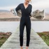 Nellie Jumpsuit - Black Crepe - Image 4