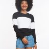 Colorblock Sweatshirt - Black and White - Image 4