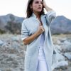 Oversized Hemingway Jacket - Heather Grey Terry - Image 4