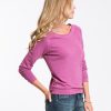 Double Knit Raglan - Raspberry - Image 4