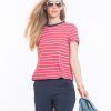 Brie Striped Crewneck - Red and Blue Stripe - Image 2
