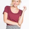 Slub U-neck - Tibetan Red - Image 4