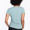 Slub V-Neck - Stone Blue - Image 3