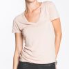Slub V-Neck - Dusty Pink - Image 2