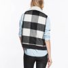 Buffalo Check Vest - Black and White - Image 3