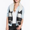 Buffalo Check Vest - Black and White - Image 4