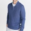 Reversible Corbet Pullover in True Navy/North Atlantic - Image 2