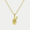 Kris Nations Peace Sign Custom Charm Necklace - Image 2