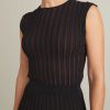 Penny Pleated Top in Black Rainbow Lurex - Image 4