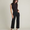 Penny Pleated Top in Black Rainbow Lurex - Image 3