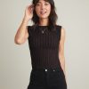 Penny Pleated Top in Black Rainbow Lurex - Image 2