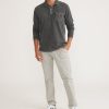 Vintage Heavy Slub Long Sleeve Polo - Image 6
