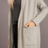 Quinn Duster Cardigan in Frost Grey - Image 2