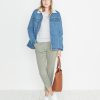 Radley Reversible Raglan in Heather Grey/Cream - Image 6