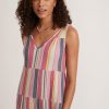 Corinne Maxi Dress in Multi Stripe - Image 2