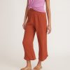 Corinne Wide Leg Pant in Burnt Siena - Image 4
