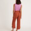 Corinne Wide Leg Pant in Burnt Siena - Image 6