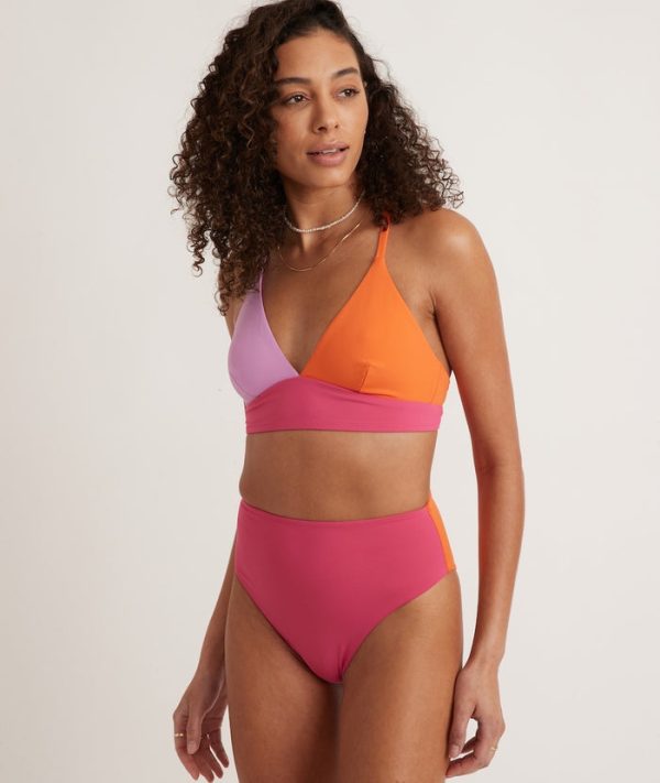 Full Cut Bikini Bottom in Colorblock