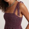 Selene Smocked Tiered Maxi Dress in Geo Floral Print - Image 4
