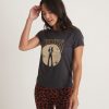 Respun Graphic Classic Crew in Faded Black - Image 3