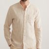 Banded Collar Stretch Selvage Shirt - Image 5