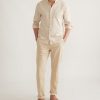 Banded Collar Stretch Selvage Shirt - Image 4
