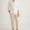 Banded Collar Stretch Selvage Shirt - Image 6