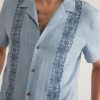 Stretch Selvage Embroidered Resort Shirt - Image 5