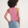 Lexi Rib Sun-In High Neck Crop Tank - Image 4