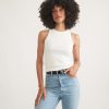 Lexi Rib Sun-In High Neck Crop Tank - Image 3