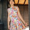 Laney Mini Dress in Tropical Floral - Image 4