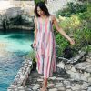 Corinne Maxi Dress in Multi Stripe - Image 4